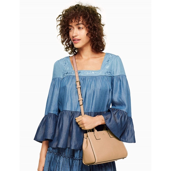 Kate Spade Dunne Lane Small Lake Leather Satchel - Picture 5 of 6